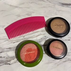 MAC Marine Life high light powder Mac Blush & skin finish Estee Lauder comb